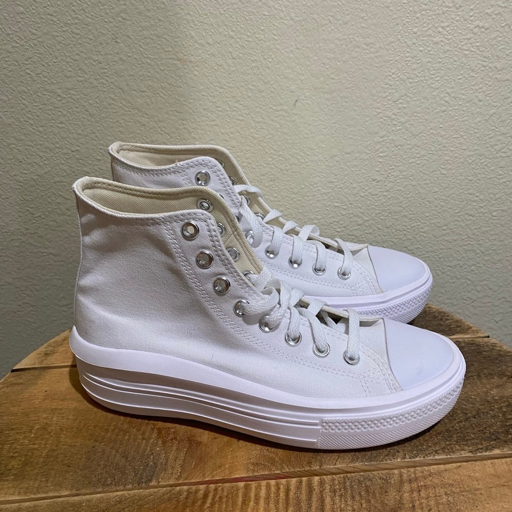 Converse Chuck Taylor All Star Move Platform Canvas Sneakers Women sz 9
